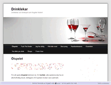 Tablet Screenshot of drinklekar.n.nu